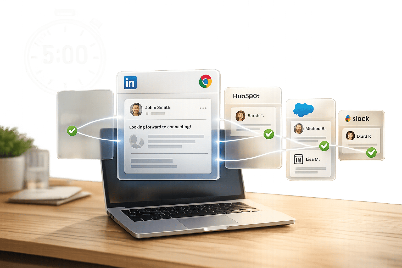 How to Sync LinkedIn with Your CRM in 5 Minutes