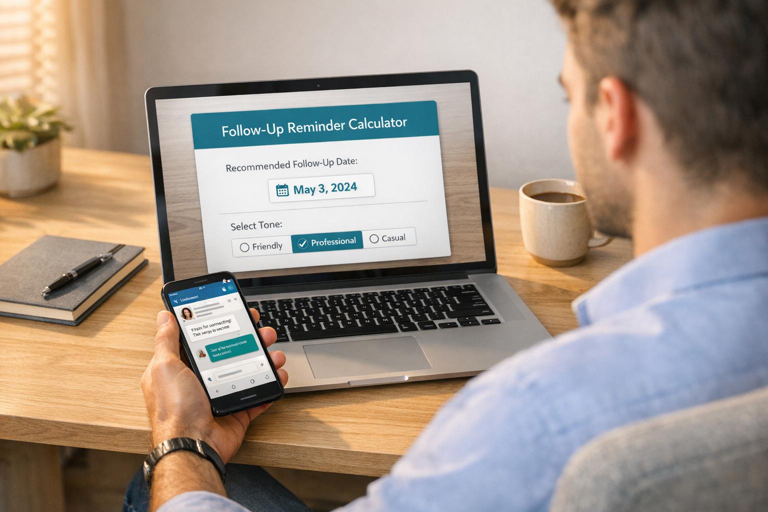 LinkedIn Follow-Up Reminder Calculator
