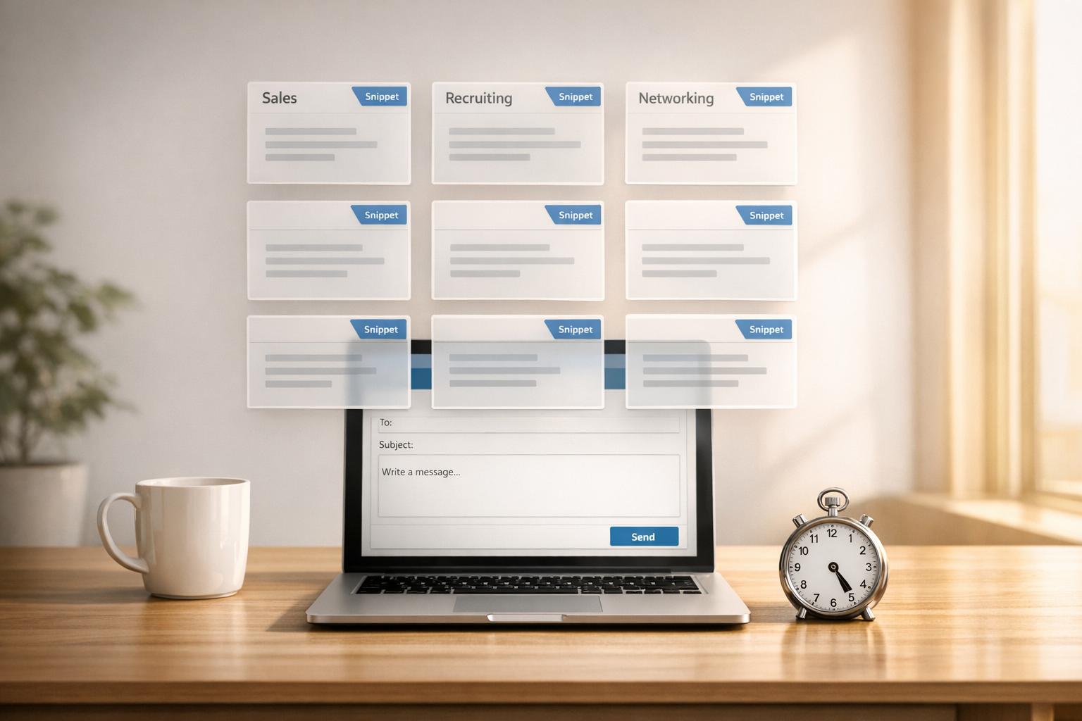 LinkedIn Message Templates: Save Time with Snippets