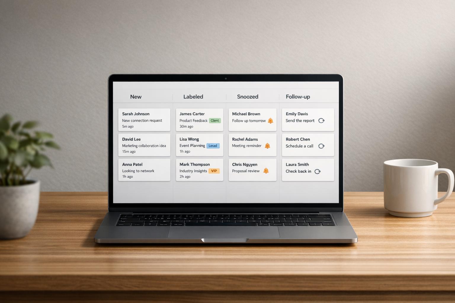 How to Organize LinkedIn Inbox Like a CRM