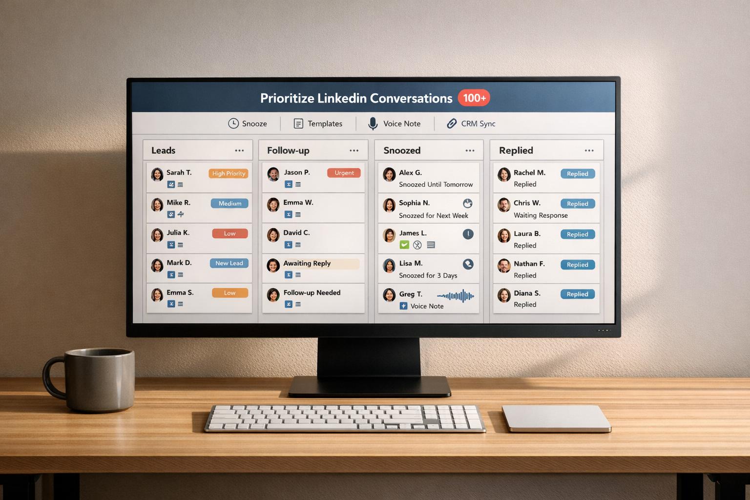 How to Prioritize LinkedIn Conversations (100+ DMs)